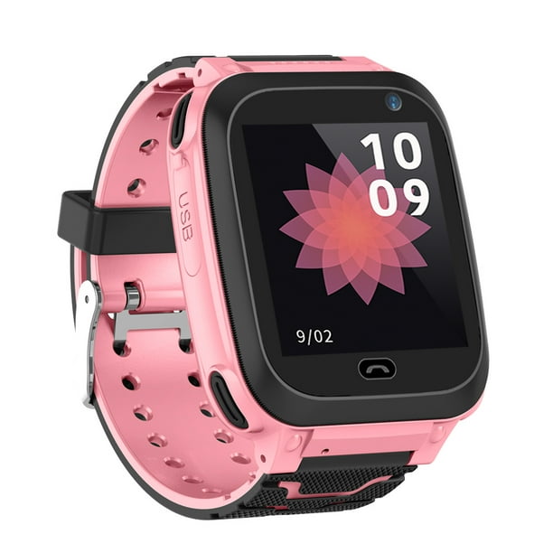 niets wijk onwettig Kids Intelligent Smart Watch with SIM Card Slot 1.44 inch IPX7 Waterproof  Touching Screen Children Smartwatch with GPS Tracking Function SOS Call  Voice Chat Alarm Clock Compatible - Walmart.com