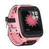 MIXFEER Kids Intelligent Watch with SIM Card Slot 1.44 inch IPX7 Waterproof Touching Screen Children Smartwatch with SOS Call Voice Chat Alarm Clock Compatible for Android and iOS Phone Pink/Blue