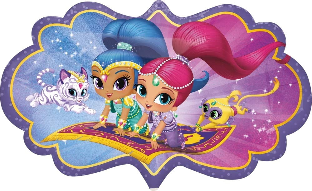 Shimmer and Shine 5th Birthday Party Supplies Balloon Bouquet Decorations