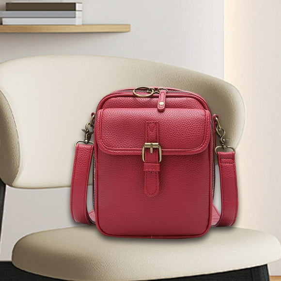 Bolso de hombro moderno con asa para hombre, ideal para actividades al aire libre, viajes, trabajo y negocios. rojo