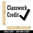 thumbnail image 2 of Classwork Credit Check Mark Teacher Motivation Self-Inking Rubber Stamp Ink Stamper - Black Ink - Small 1 Inch, 2 of 7