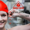 thumbnail image 5 of Water Gear 30100 Latex Swim Cap-Red, 5 of 7
