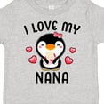 thumbnail image 4 of Inktastic I Love My Nana with Cute Penguin and Hearts Girls Toddler T-Shirt, 4 of 5