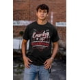 thumbnail image 4 of Country Down South Lucky Horse Shoe Plus Size Crewneck Graphic Tee Shirt Brisco Brands 2X, 4 of 5