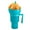 Blue, variant on Snack and Drink Cup,Small Snack Drink Cup With Handle,Straw Cup With Handle, 2-in-1 Snack Drink Cup With Handle, Suitable For Cinemas/stadiums/outdoor Yard