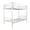 White, variant on Ktaxon Twin Over Twin Metal Bunk Bed with Ladder, 13-Inch Guardrails, No Box Spring Needed, Space-Saving, Black