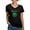 Black, variant on CafePress - Magic Green Mana Symbol T Shirt - Women's V-Neck Dark T-Shirt