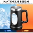 thumbnail image 2 of Tarro Cervecero de Acero Inoxidable, 730 ml Vasos para Cerveza de Material 304, Doble Pared Térmica, Vasos Térmicos Hasta 4 Horas Frío y 2 Horas Caliente para Cervezas, Café, Cócteles, Zumos, 2 of 4