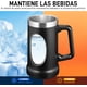 thumbnail image 2 of Tarro Cervecero de Acero Inoxidable, 730 ml Vasos para Cerveza de Material 304, Doble Pared Térmica, Vasos Térmicos Hasta 4 Horas Frío y 2 Horas Caliente Adecuado para Cervezas, Café, Cócteles, Zumos, 2 of 7