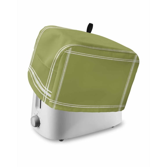 Toaster Cover 4 Slice Solid Color Toaster Oven Cover with Pockets Leaf Green Dustproof Bakeware Protector Small Kitchen Appliance Dust Covers and Fingerprint Protection