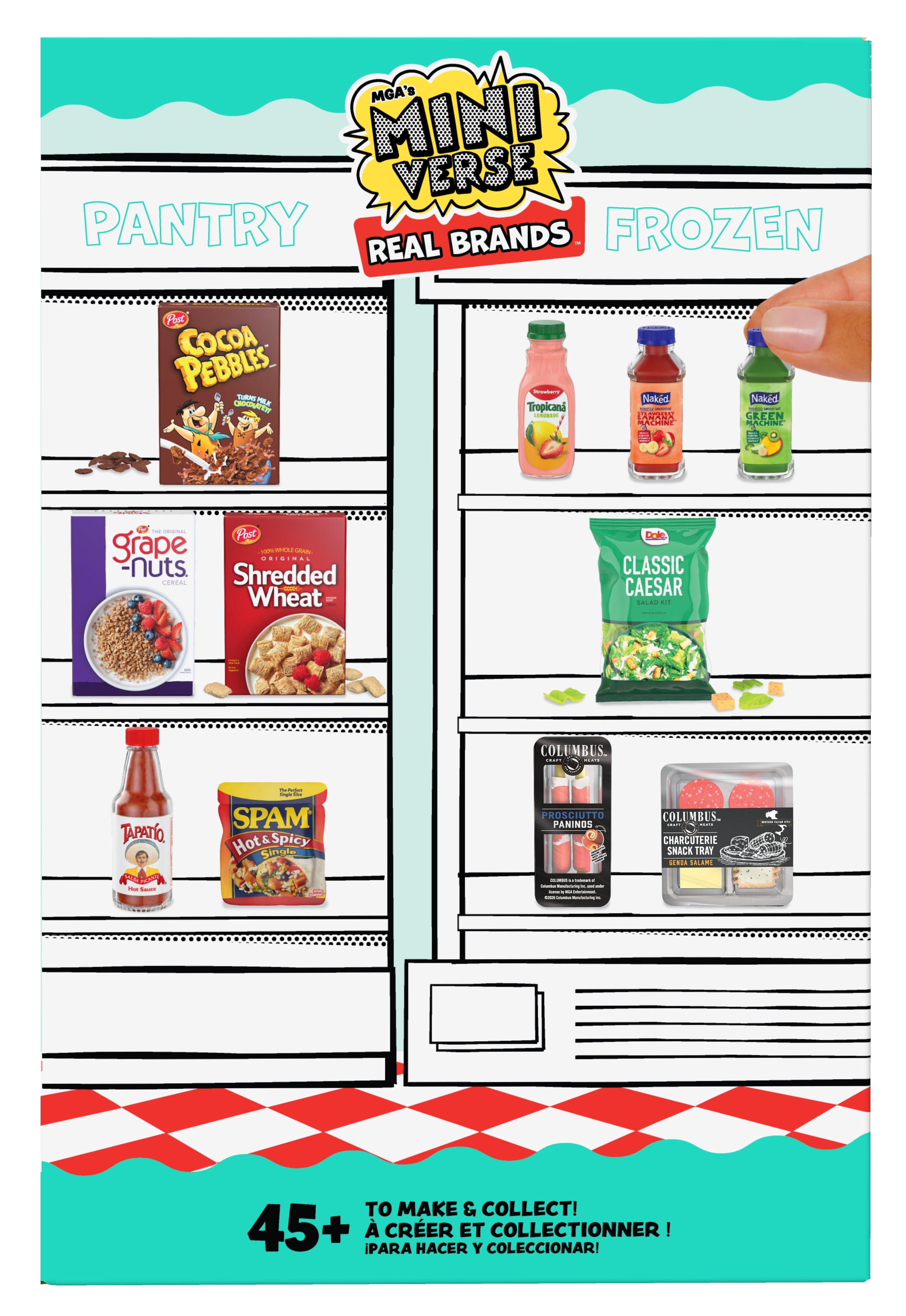 MGA's Miniverse Real Brands Series 2 Mini Collectibles – Blind Pack, Hyper-Realistic Replica Food Brands, Surprise Unboxing Toy, Collectors Gift, Ages 8+, Not Edible