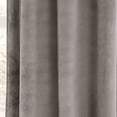 thumbnail image 3 of Prima Velours Solide Chambre Assombrissement Fenêtre Rideaux Gris 38X95 Ensemble, 3 of 6