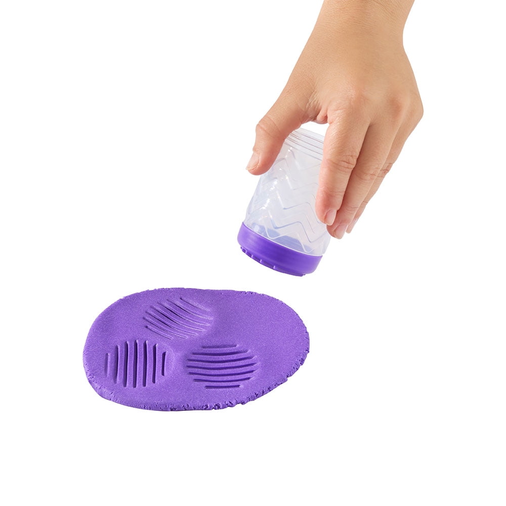 Wonder Factory Never Dry Dough & Sand Starter Set - Purple Dough + Teal Sand - Never Dries Out and Gluten Free