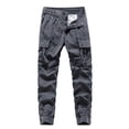 thumbnail image 2 of FRSASU Pantalon Cargo d'Extérieur pour Homme, Pantalon Tactique Léger, Jogger de Randonnée, Coupe Classique avec Multiples Poches, Gris, 2 of 6