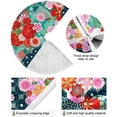 thumbnail image 2 of FMSHPON Classic Floral Xmas Christmas Tree Skirt Stand Mat for Holiday Party Decoration Indoor Outdoor 36 inches, 2 of 6