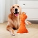 thumbnail image 2 of Juguete de dinosaurio de goma para perros que chirría, alta flexibilidad, interactivo, resistente a las mordeduras, juguete masticable chirriante para mascotas, suministros para gatos, gatitos y, 2 of 8