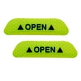thumbnail image 3 of koolsoo 2Pcs Car Door Reflective Stickers Warning Mark car Accessories Universal Green, 3 of 9