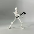 thumbnail image 3 of Magnetic Skull Joint Multi-Joint Action Figure - Fully Articulated Skeleton with Weapon Set for Desk Decoration, Sketching Practice, Halloween Gift, 3 of 6