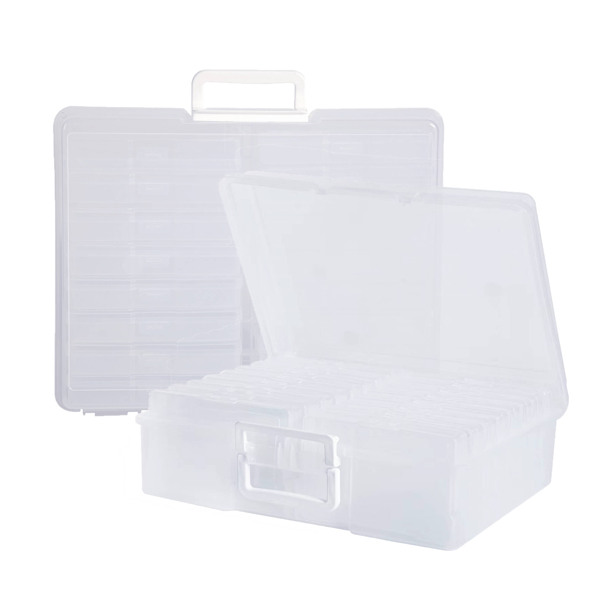 Novelinks Photo Storage Box 4" x 6" Photo Cases 16 Inner Photo Keeper