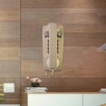 thumbnail image 2 of Corded Wall Telephone for Kitchen Beige Yellow, 2 of 8