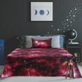 thumbnail image 3 of REGALWOVEN Soft Polyester 3-Piece Galaxy Bed Sheets Bedding Set Twin Blue, 3 of 6