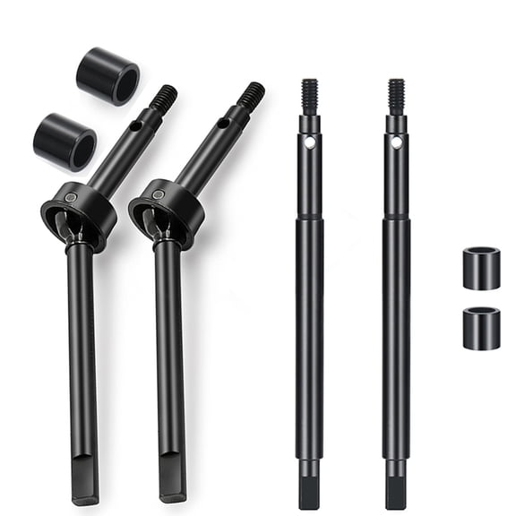 RCLIONS CVD Steel Drive Shafts Front Rear Axle Shaft Extended 5mm for 1/18 TRX4M Bronco Defender RC Crawler Car Upgrade Parts