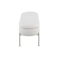 thumbnail image 3 of Lumisource Chloe Contemporary Storage Bench With Chrome Finish BC-CHLOE STOR W, 3 of 7