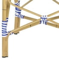 thumbnail image 6 of Safavieh Hooper Outdoor Stacking Arm Chair, Set of 2 - Blue/White, 6 of 10