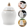 thumbnail image 3 of Miangastore Household Tea Leaf Storage Can Canister Ceramic Storage Jar Tea Canister Storage, 3 of 9