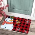 Christmas Rug Carpets Outdoor Straw Rug Home New Cartoon Christmas
