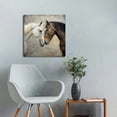 thumbnail image 5 of Loving Horse " Canvas Wall Art Brown, Horse Art Wall Decor for Living Room, Bedroom, 5 of 5