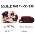thumbnail image 3 of Carstens, Inc. Wrangler Ultra Premium Super Soft Plush Sherpa Fleece Oversized Throw Blanket 54" x 68", Red White & Blue Southwestern, 3 of 7