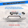 thumbnail image 5 of Modular Front Bumper w/2 x Side Wing+Bull Bar For 2022 2023 2024 Toyota Tundra w/4" Pod Light + D Shackles, 5 of 12