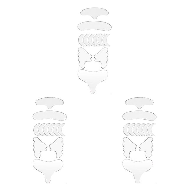 Soidarity Parche antiarrugas reutilizable nutritivo silicona mejilla cara Lifting pegatinas señora cuello parches para ojos herramientas de Type1 NO1
