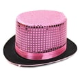 thumbnail image 5 of LEKODE Top Hat Sequin Hat Wide Brim Hats for Men Bucket Hats for Men Bucket Hat for Women Mens Bucket Hats Caps for Women Pink One Size, 5 of 7
