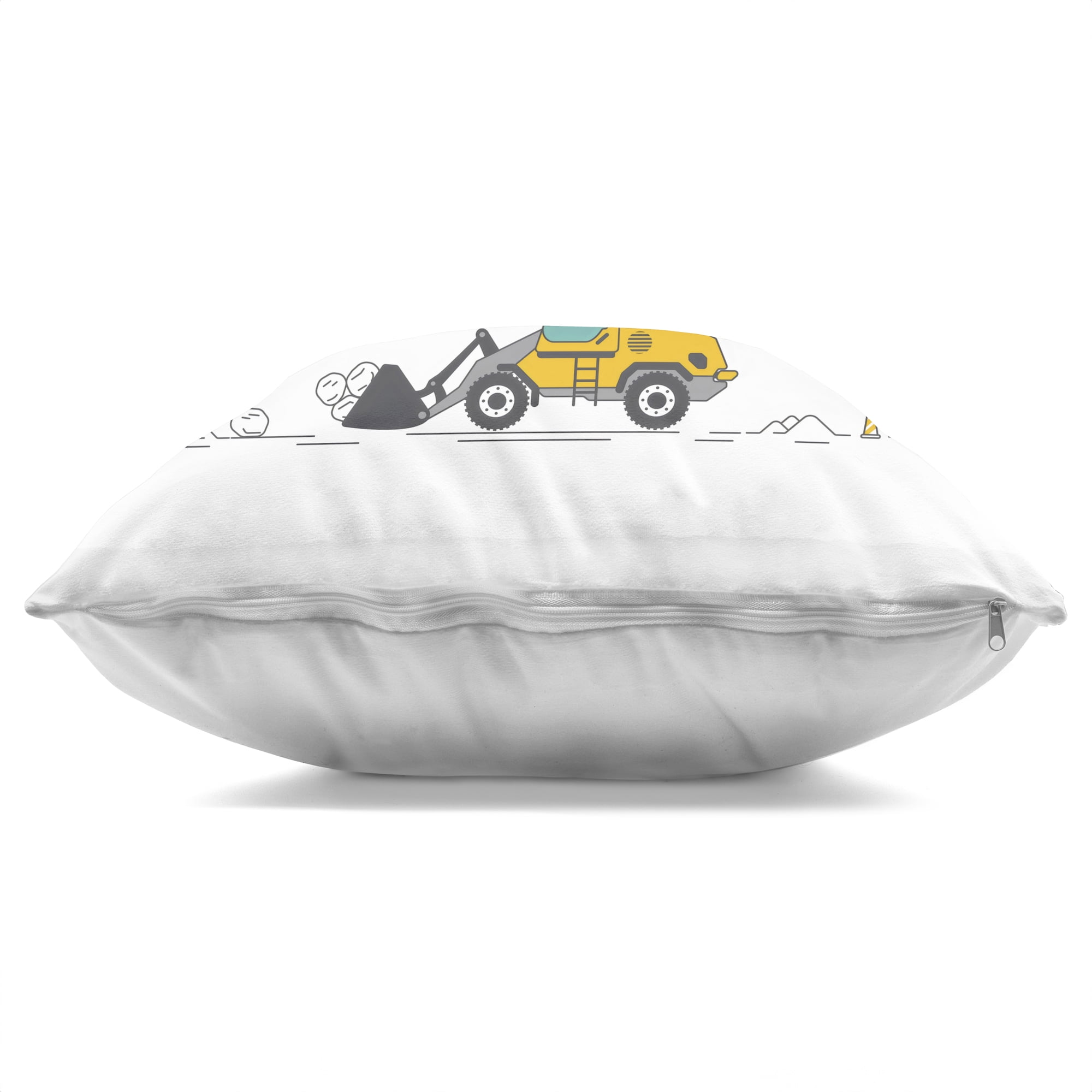 Stupell Industries Construction Digs Machine Decorative Printed Throw Pillow, design by Creative Studio