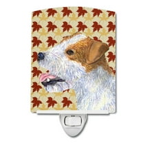 Jack Russell Terrier Fall Portrait Ceramic Night Light