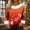 #074-Red, variant on Craaazy Women's Fashionable Christmas Printed Casual Long Sleeved Round Neck Winter Warm Pullover Tops Gifts