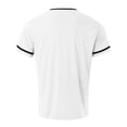 thumbnail image 5 of Men Summer Tops Tops Mens Quick Men plus Size Olive Kimono Mens Athletic Short Sleeve Small Shirt Shirts Striped Long Sleeve Tall T Shirts Athletic T Shirt Tees Fashion Deep V White M, 5 of 5