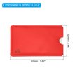 thumbnail image 2 of Unique Bargains RFID Blocking Sleeves Identity Theft Prevention Credit Cards Secure Protector Holders Sleeves Red 20Pack, 2 of 6
