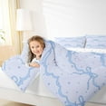 thumbnail image 4 of Homewish Kawaii Bow Tie Girl 2pcs Bedding Comforter Set,Polka Dots Twin Comforter Sets,Cartoon Bowknot Breathable Bedding Set,Super Cozy Room Decor,Reversible, 4 of 8