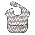 thumbnail image 1 of Delantal de baberos para bebé Impermeable sin mangas Niños alimentando eructo Ola gris Sunnimix Baberos impermeables para niños pequeños, 1 of 5