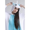 thumbnail image 3 of Ragstock Blue Unicorn Onesie Pajamas 1, 3 of 4