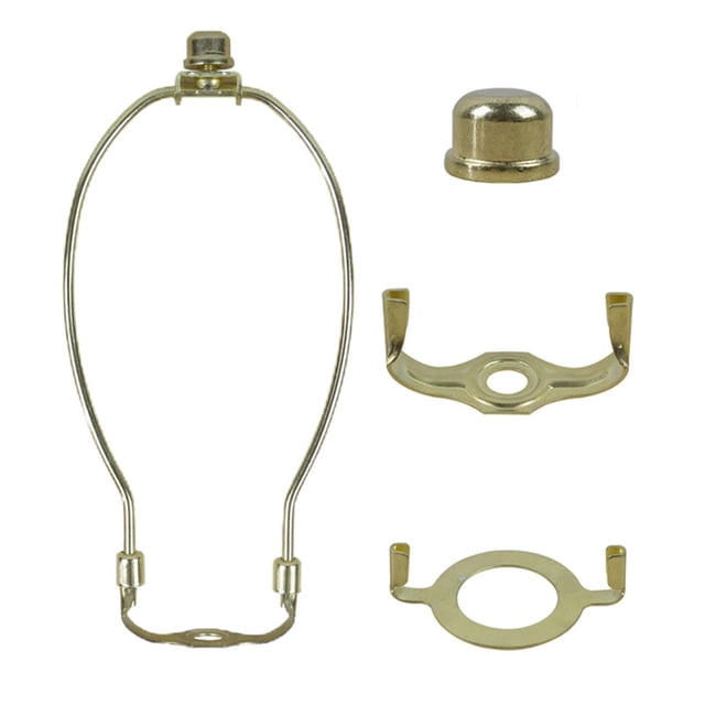 Yuarrent Detachable Lamp Harp with Finial for 11x24cm Table/Floor Light Iluminación novedosa Oro 10 pulgadas