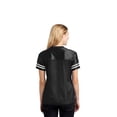 thumbnail image 2 of Ladies Football Replica Jersey Color Black/White 2X-Large Size, 2 of 10
