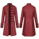 thumbnail image 2 of Hombres Halloween Retro Stand Collar Cardigan Botones Chaqueta cortavientos Abrigo Pompotops  oipoqjl21604, 2 of 7