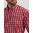 thumbnail image 3 of Wrangler George Strait Red Plaid - Mens Shirt  - 112356635, 3 of 4