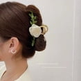 thumbnail image 2 of LIURUIJIA Women's Flower Metal Hair Clips 1 Pack - Large Women's Hair Clips for Thick Hair Thin Hair Hair Clips for Girls Perfect for Weddings, Holiday Celebrations and More, 2 of 5