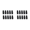 thumbnail image 2 of Wisewang 10 Pieces Bike Tire Caps Tyre Accessory Dustproof Cover Parts Valve Shell Solid Color Rim Stem Covers for Replacement Black 2Set, 2 of 6