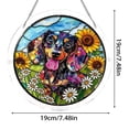 thumbnail image 2 of Acrylic Puzzles Suncatcher Window Hanging 83 Pieces Stained Glass Acrylic Puzzle Song Decoration For Women Men Mom Birthday Home Decor, 2 of 9